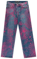 SP5DER V2 WEB DENIM ALL OVER WEB PINK
