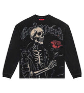 GODSPEED VALENTINE L/S TEE BLACK WASHED