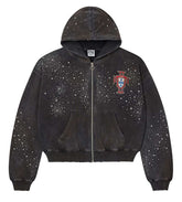 VALE FOREVER PLUTO CLUSTERED ZIP UP HOODIE