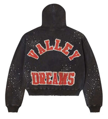 VALE FOREVER PLUTO CLUSTERED ZIP UP HOODIE