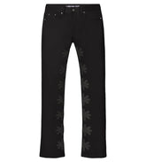 LOST SHDWS STUDDED DENIM PANT BLACK/BLACK