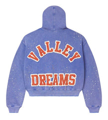 VALE FOREVER SUN CLUSTERED ZIP HOODIE BLUE