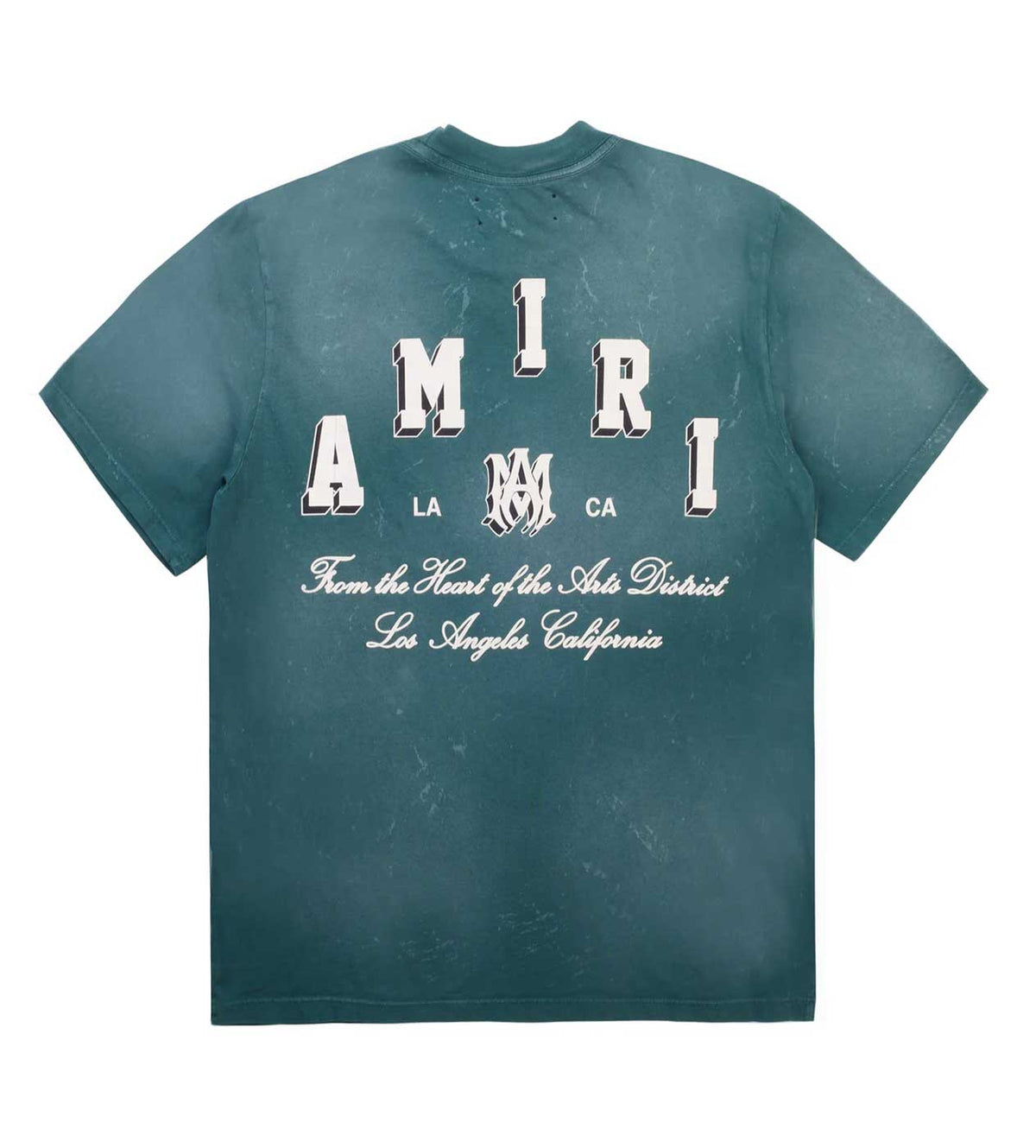 AMIRI COLLEGIATE TEE GREEN