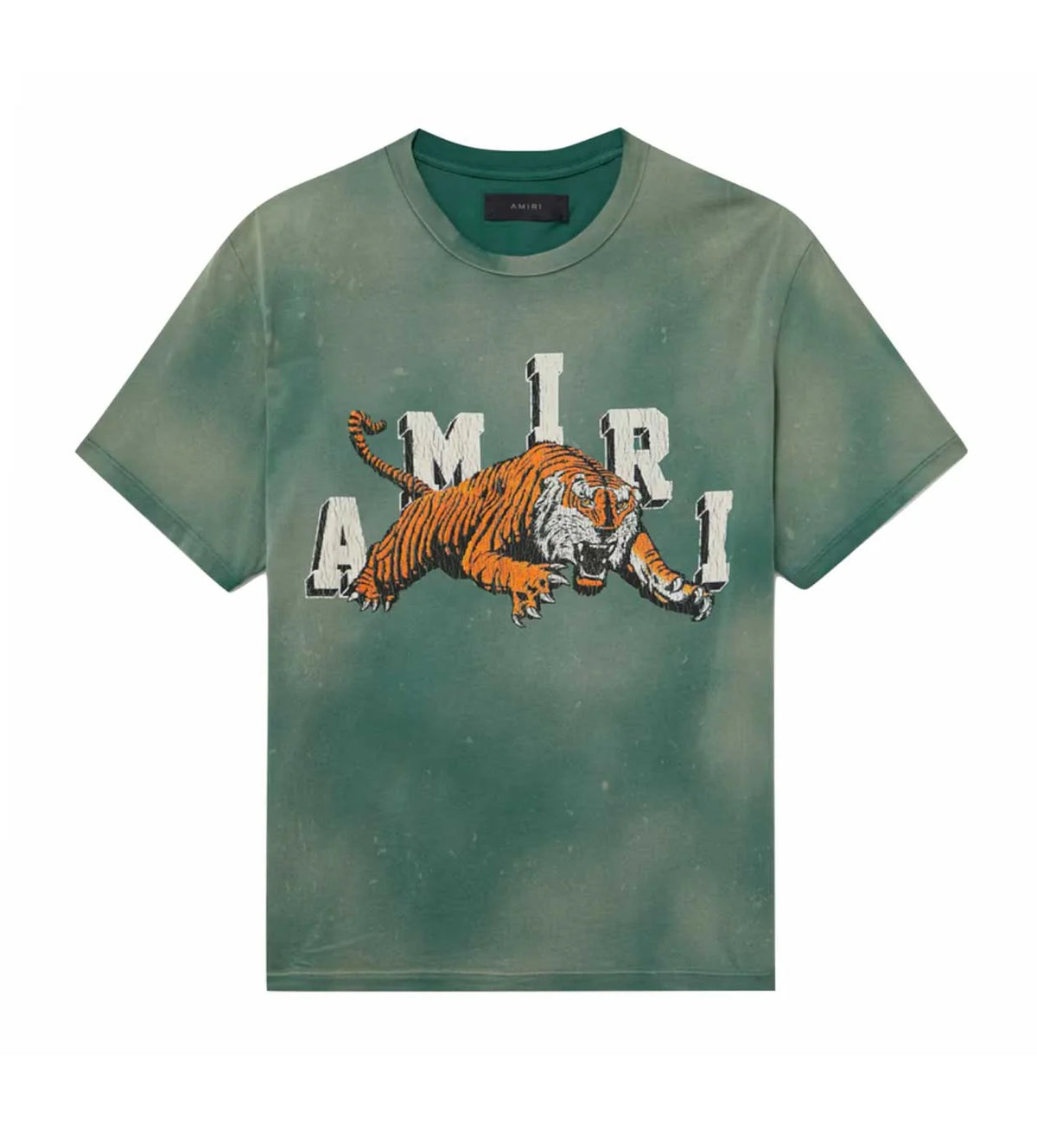 AMIRI TIGER TEE GREEN