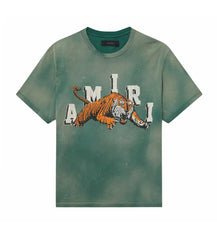 AMIRI TIGER TEE GREEN