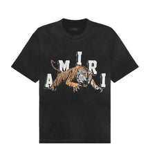 AMIRI TIGER TEE WASHED BLACK