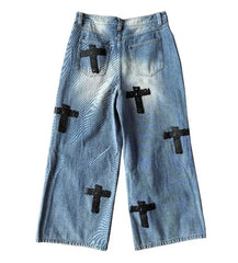 BOTTEGA DESIRES HOLY GRAIL BLUE DENIM PANTS