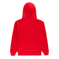 SP5DER RED OG WEB STUDDED ZIP UP HOODIE