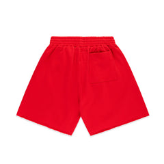 SP5DER RED OG STUDDED SHORTS