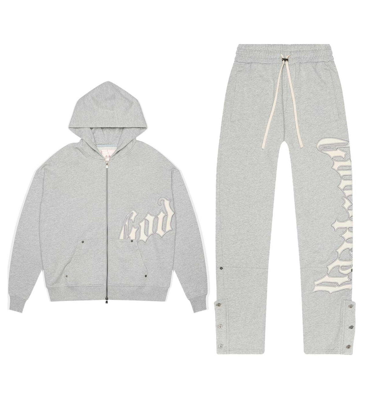 GODSPEED OG LOGO SWEATSUIT V2 HEATHER GREY