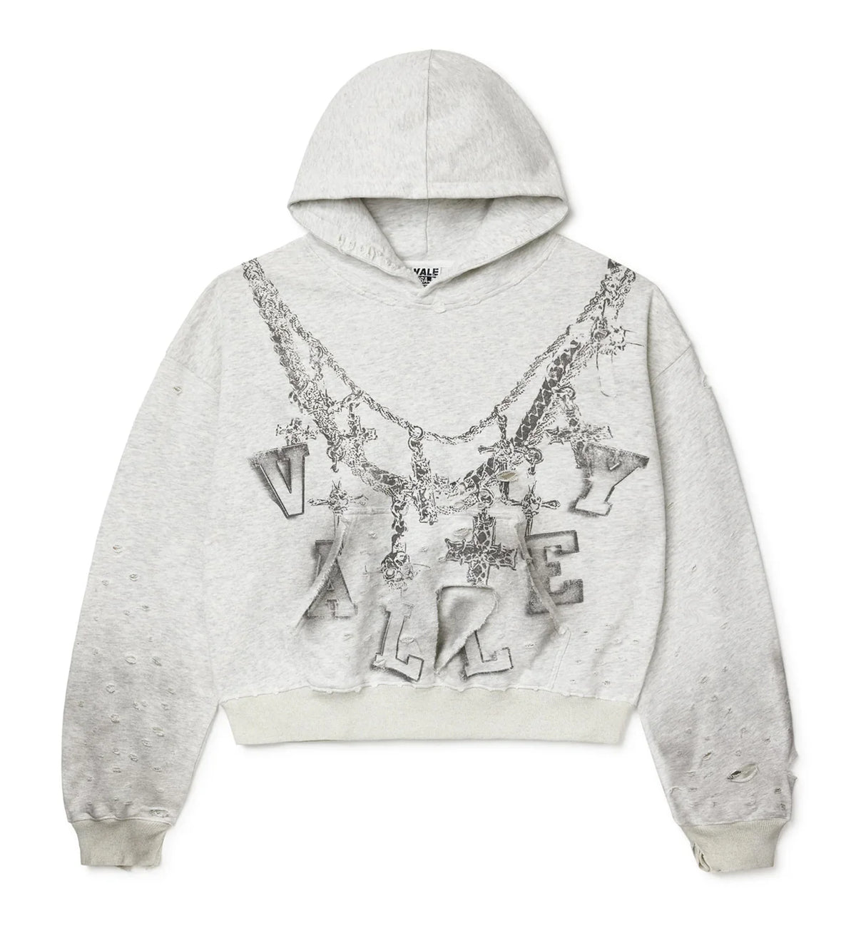 VALE FOREVER BIG CHAIN HOODIE DIRTY/GREY