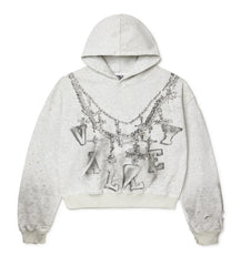 VALE FOREVER BIG CHAIN HOODIE DIRTY/GREY