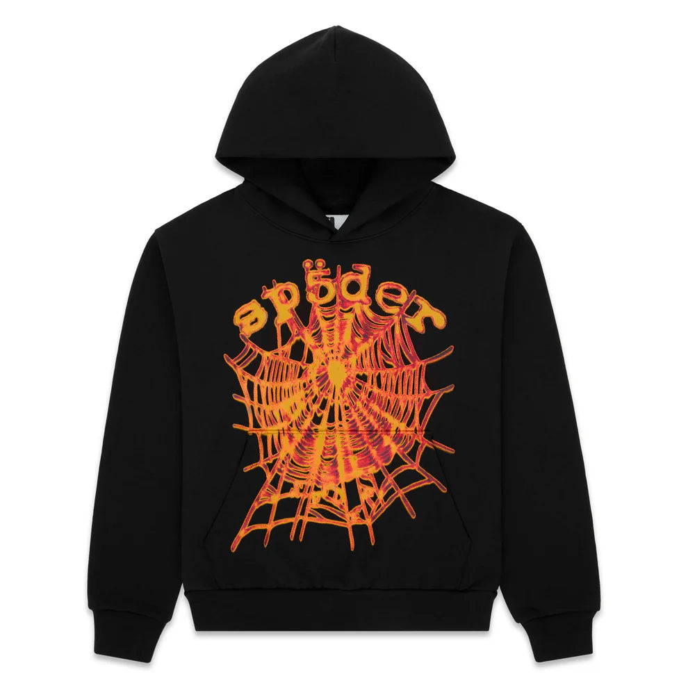 SP5DER BLACK OG WEB V2 HOODIE