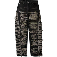 WHO DECIDES WAR ULTRA FLARE SCRIPTURE DENIM