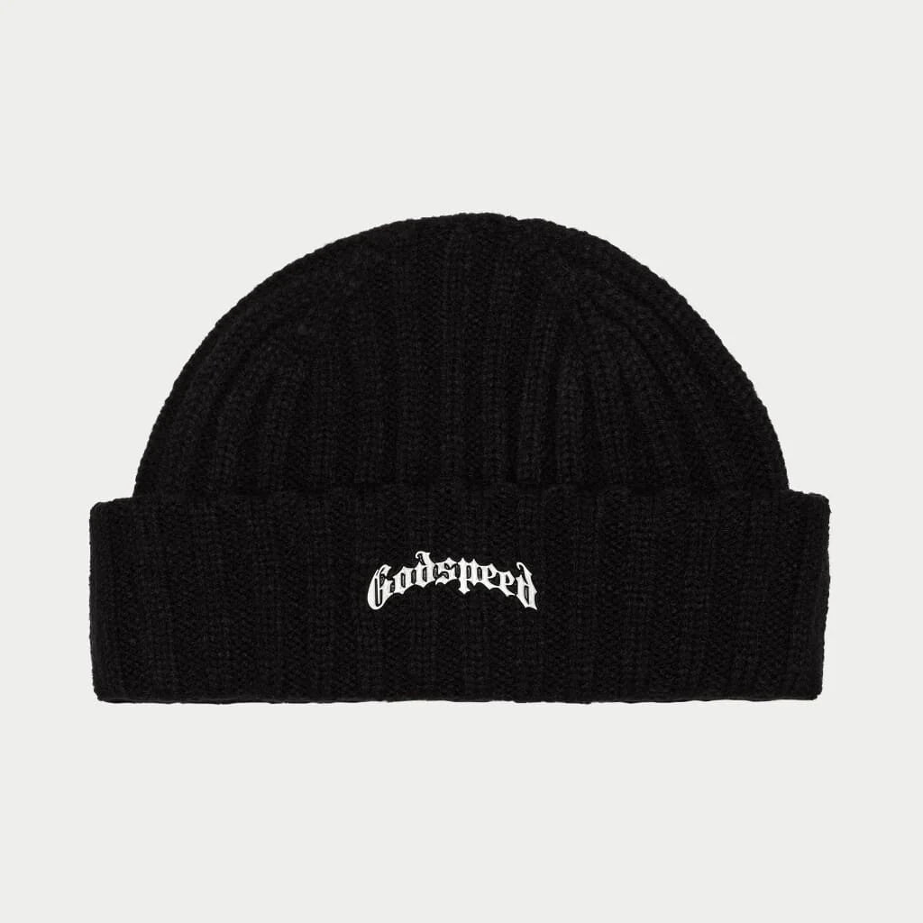 GODSPEED OG LOGO EMBLEM BEANIE BLACK
