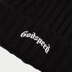 GODSPEED OG LOGO EMBLEM BEANIE BLACK